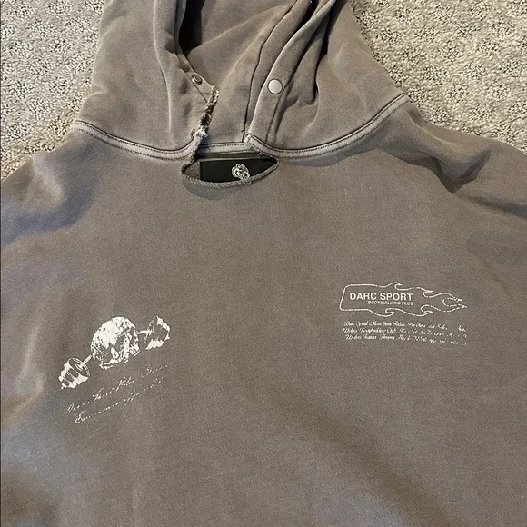 Men's Gray Darc Sport Hoodie - Picture 2 of 6